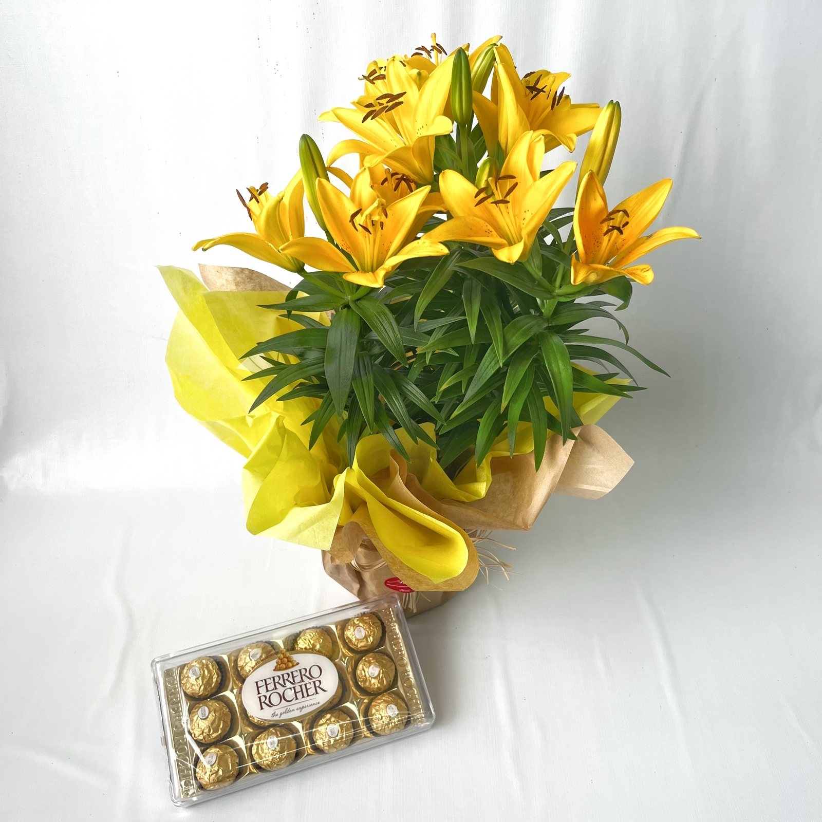 Lrio Amarelo com Ferrero Rocher 150g