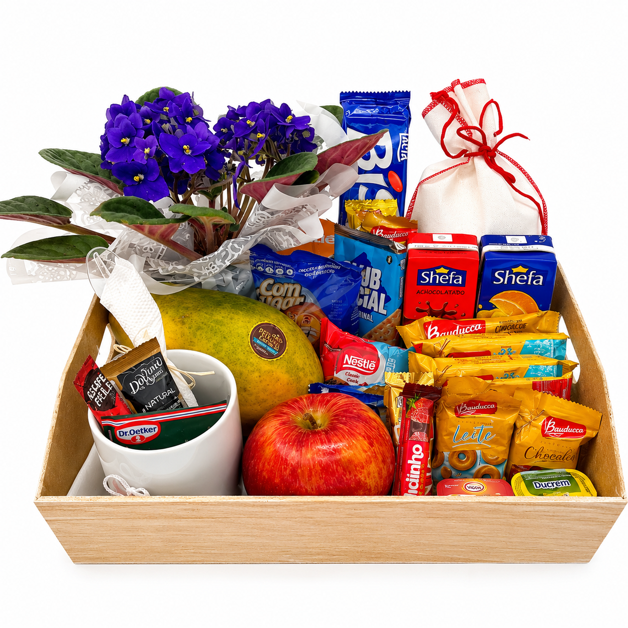 Cesta Caf� Pequena - 35 itens