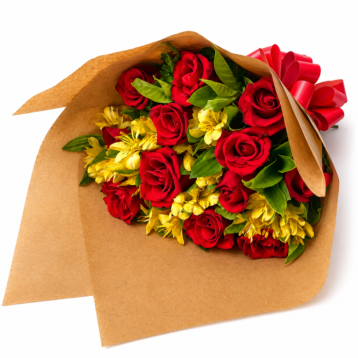 O Cl�ssico Buqu� com 12 Rosas Importadas vermelhas
