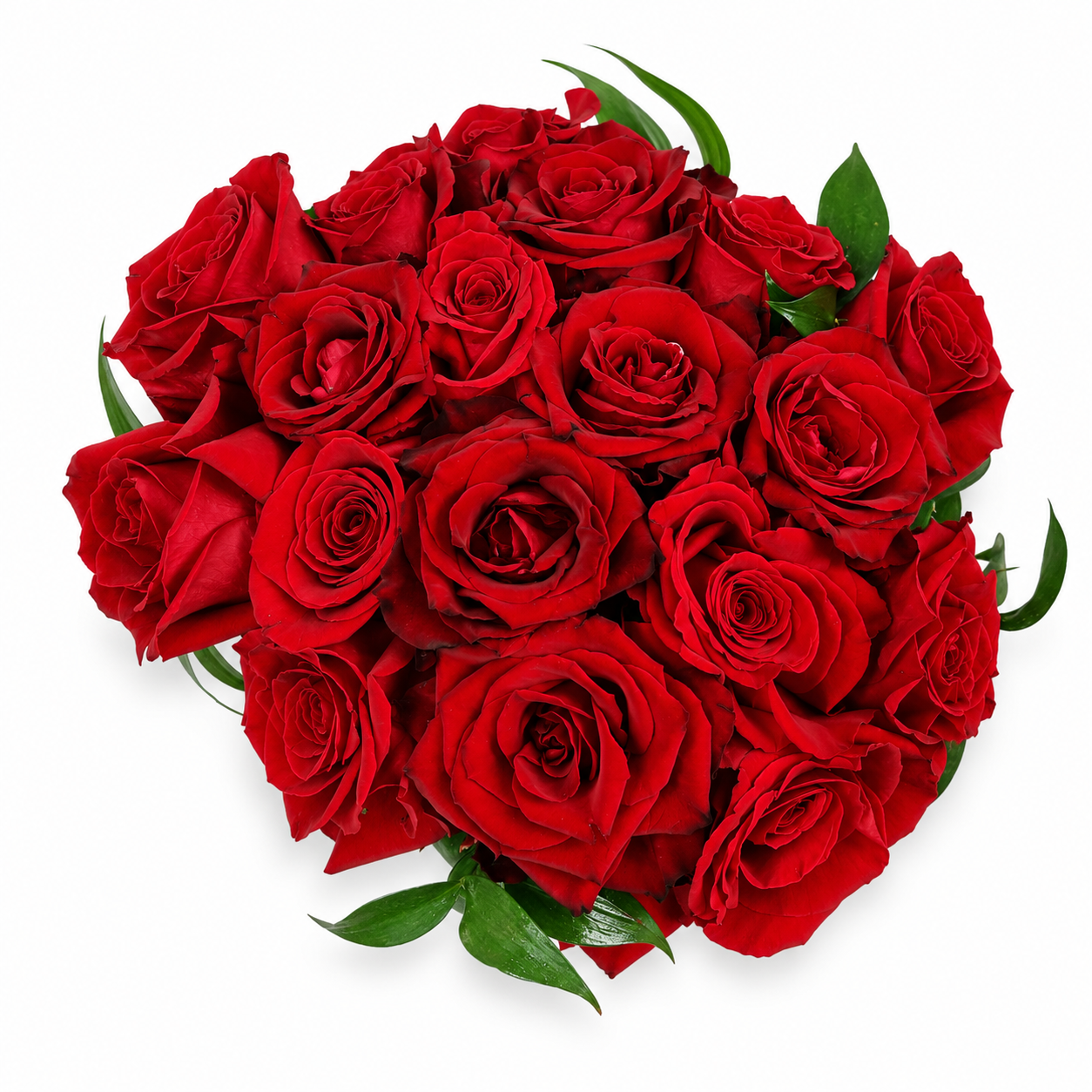 Buqu� Encanto com 18 rosas vermelhas