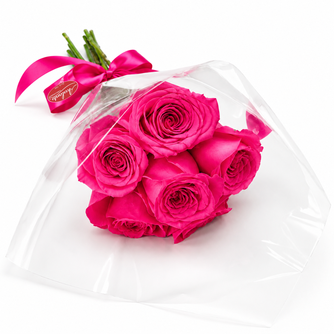 Buqu� encanto com 6 Rosas Pink
