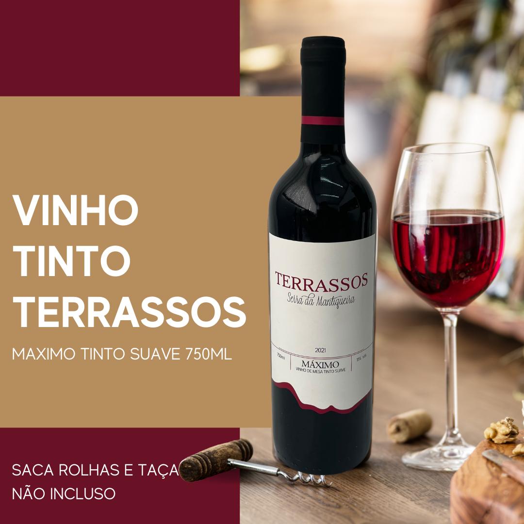 Vinho Acalanto Terrassos Maximo Tinto Suave 750ml