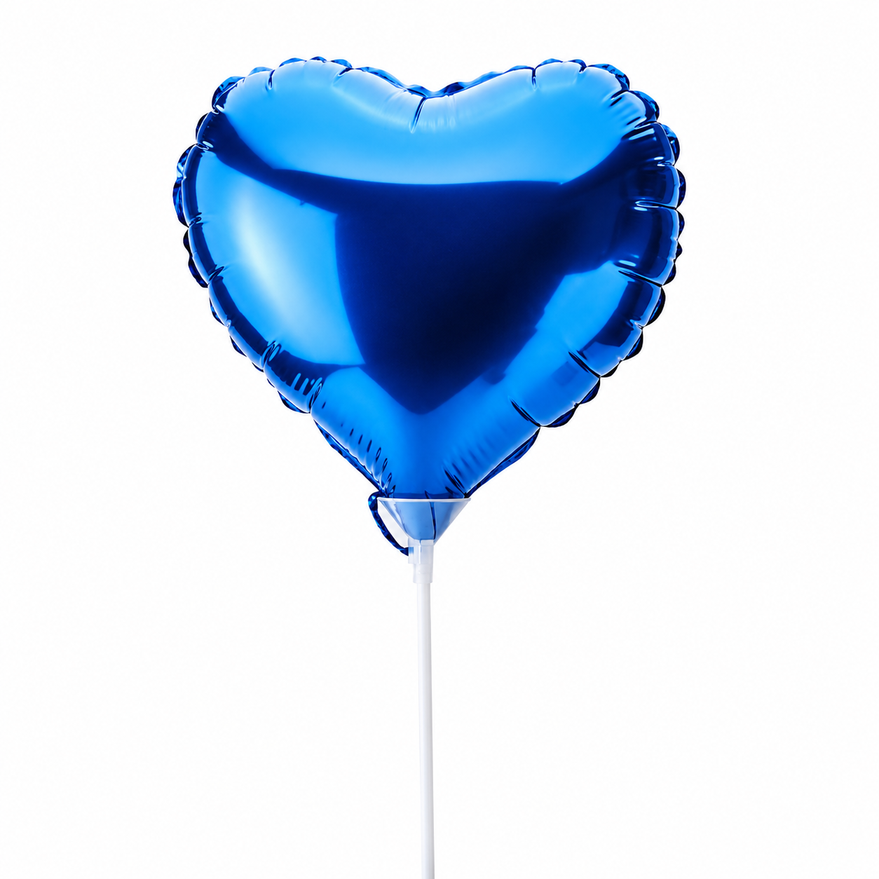 Bal�o Cora��o Azul M 20cm