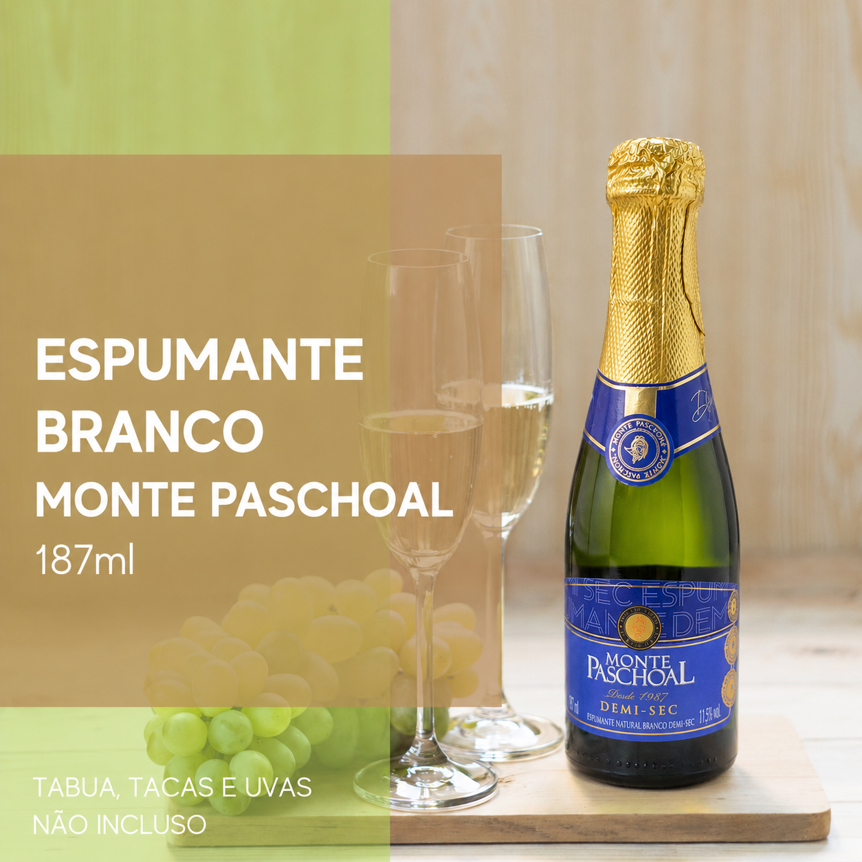 Espumante Branco Monte Paschoal 187ml