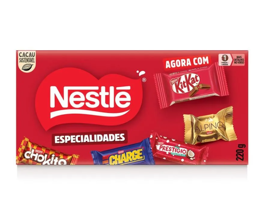 Caixa de bombons especialidades Nestl� 220g