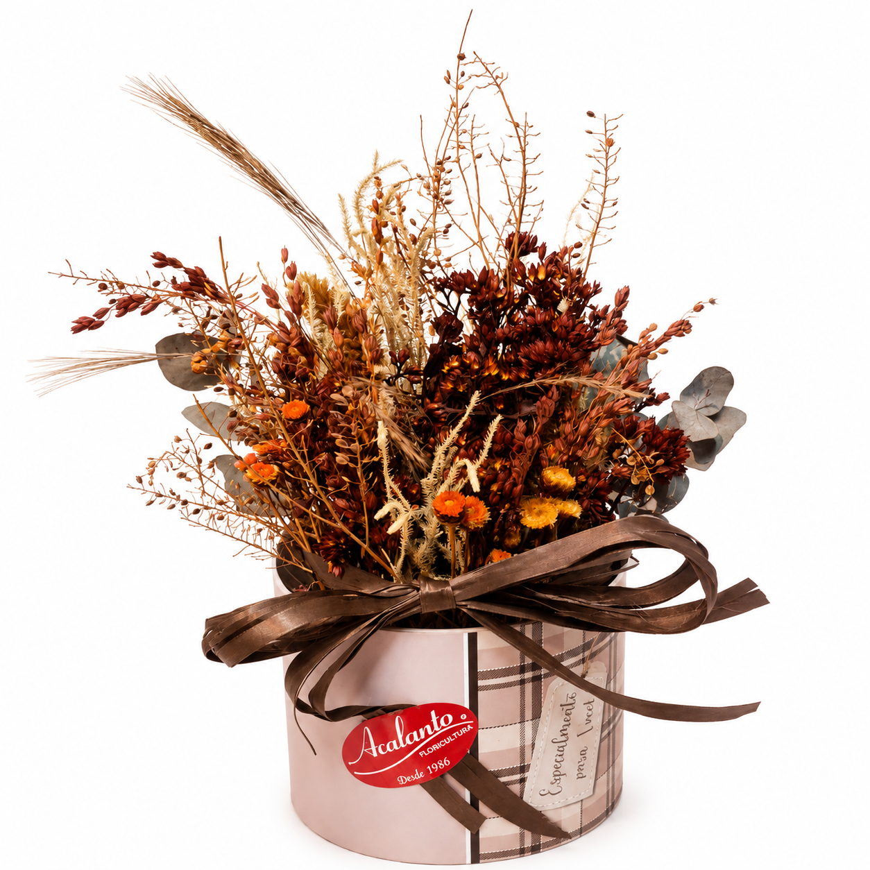 Mini Box com Flores Desidratadas