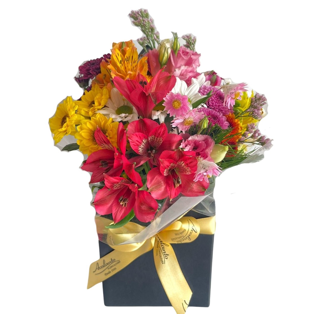 Box Mix Flowers Black