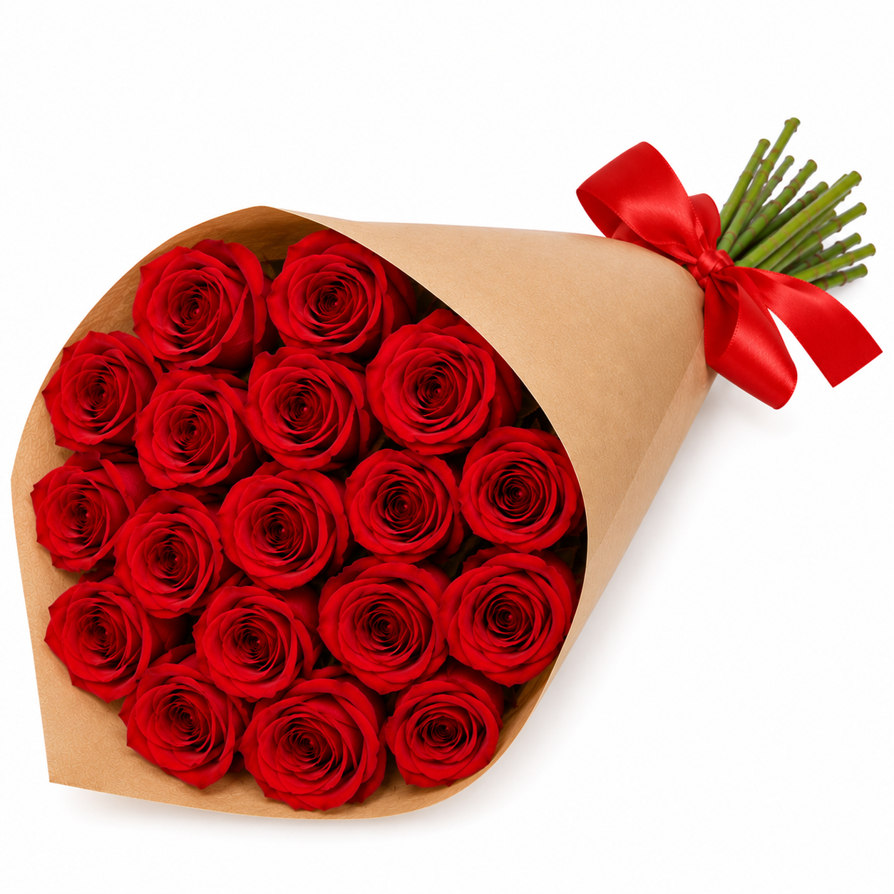 Buqu� Encanto de 18 rosas vermelhas